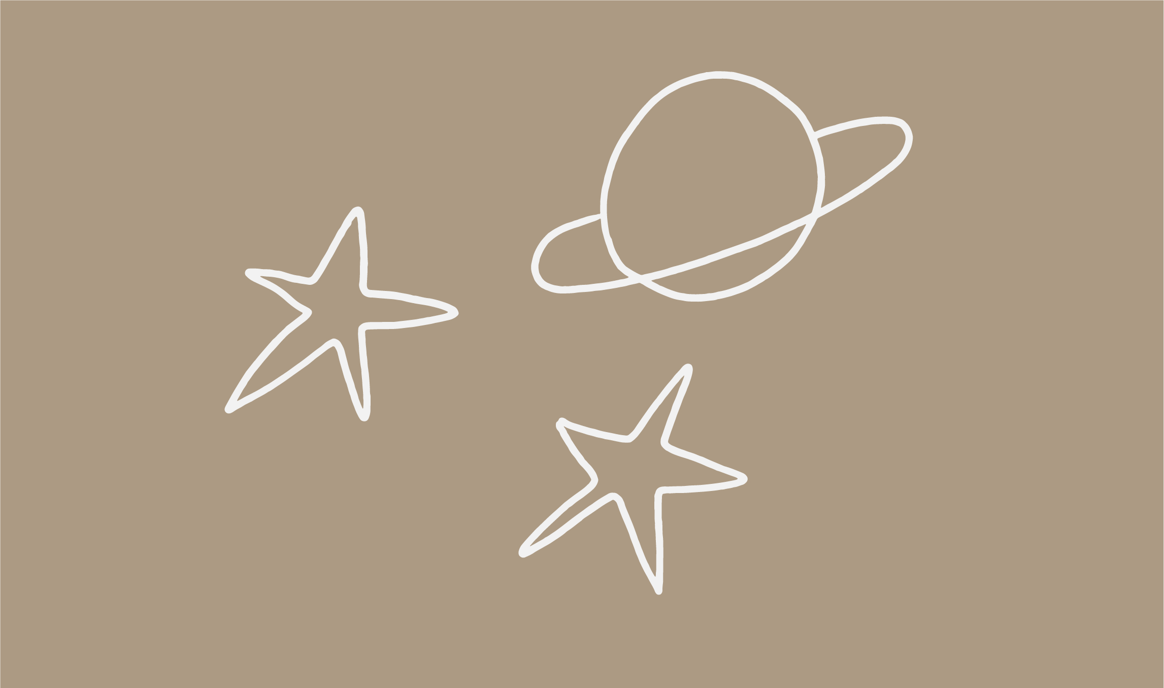 illustration of planet and stars